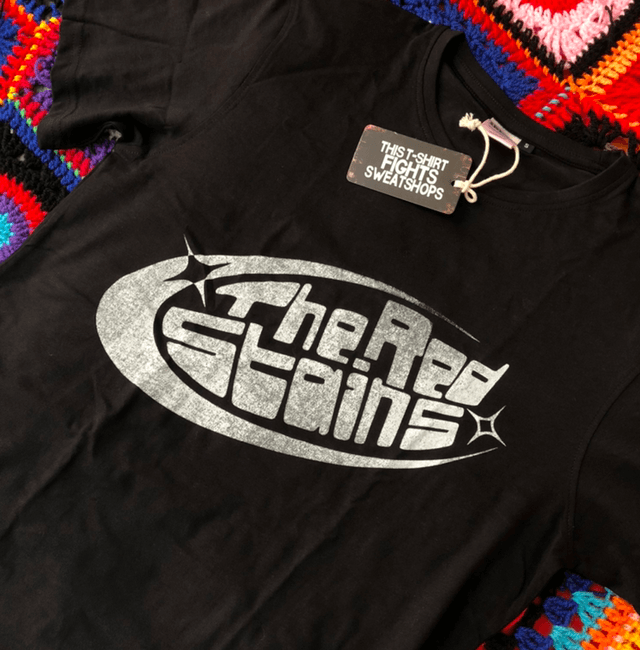 The Red Stains logo T-shirt (black/white) 